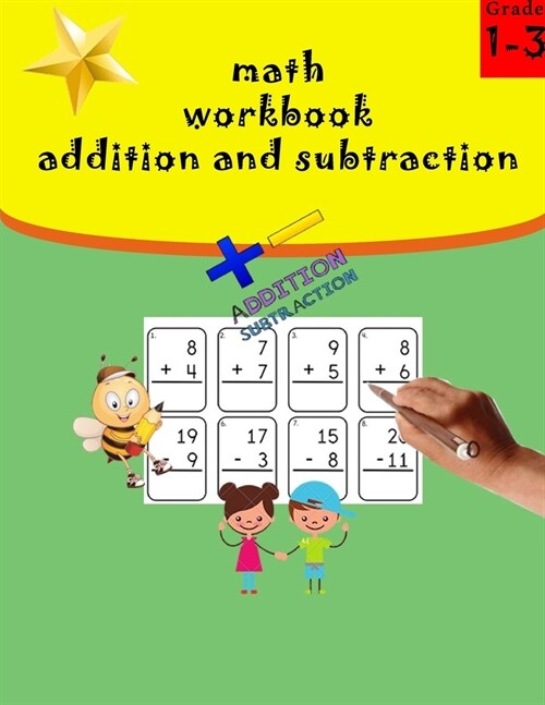 Math workbook addition and subtraction: grade 1_3 (Paperback)