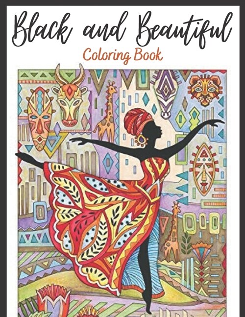 Black and Beautiful Coloring Book (Paperback)