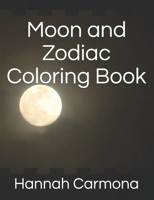 Moon and Zodiac Coloring Book (Paperback)