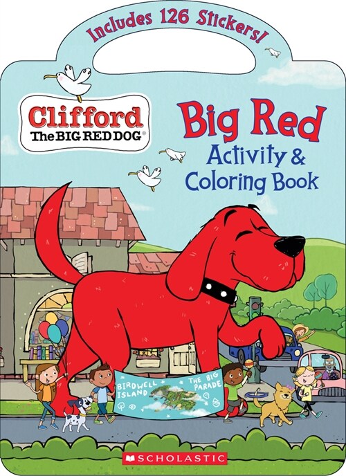 Big Red Activity & Coloring Book (Clifford the Big Red Dog) (Paperback)