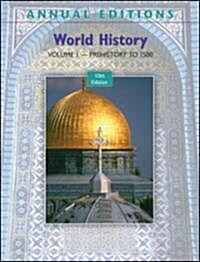 World History, Volume 1: Prehistory to 1500 (Paperback, 10th)