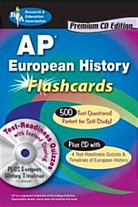 AP European History Flashcards: Premium Edition [With CDROM] (Paperback)