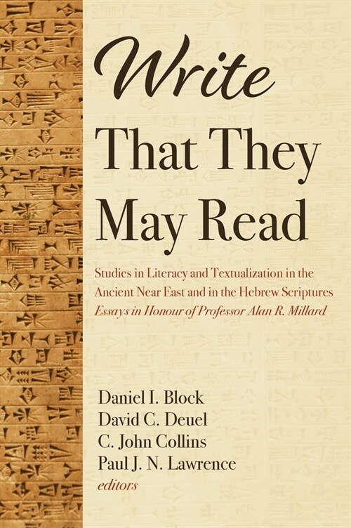 Write That They May Read (Hardcover)