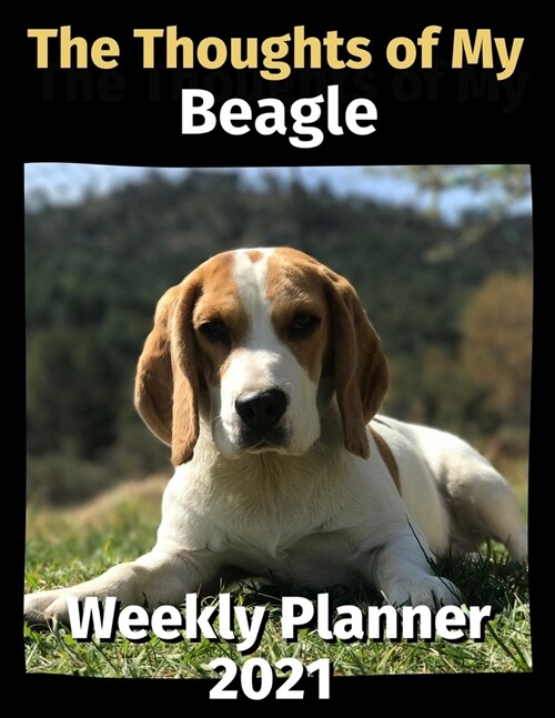 The Thoughts of My Beagle: Weekly Planner 2021 (Paperback)