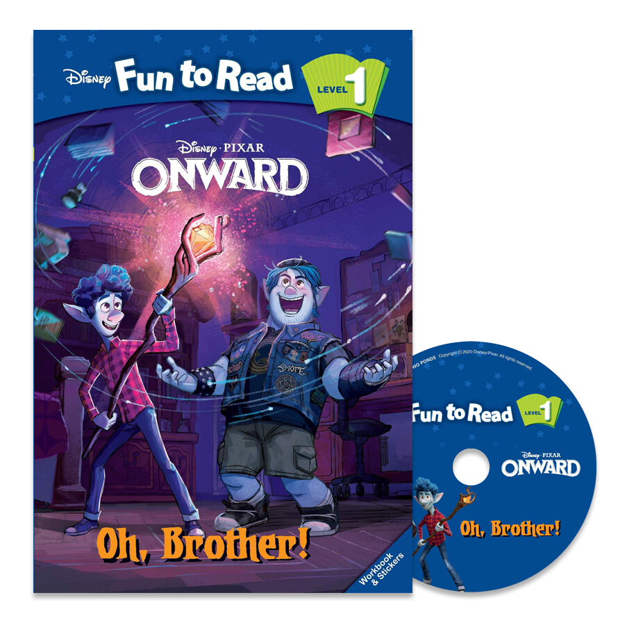 Disney Fun to Read Set 1-34 : Oh, Brother! (온워드) (Paperback + Workbook + Audio CD)