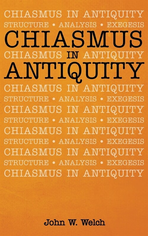 Chiasmus in Antiquity (Hardcover)