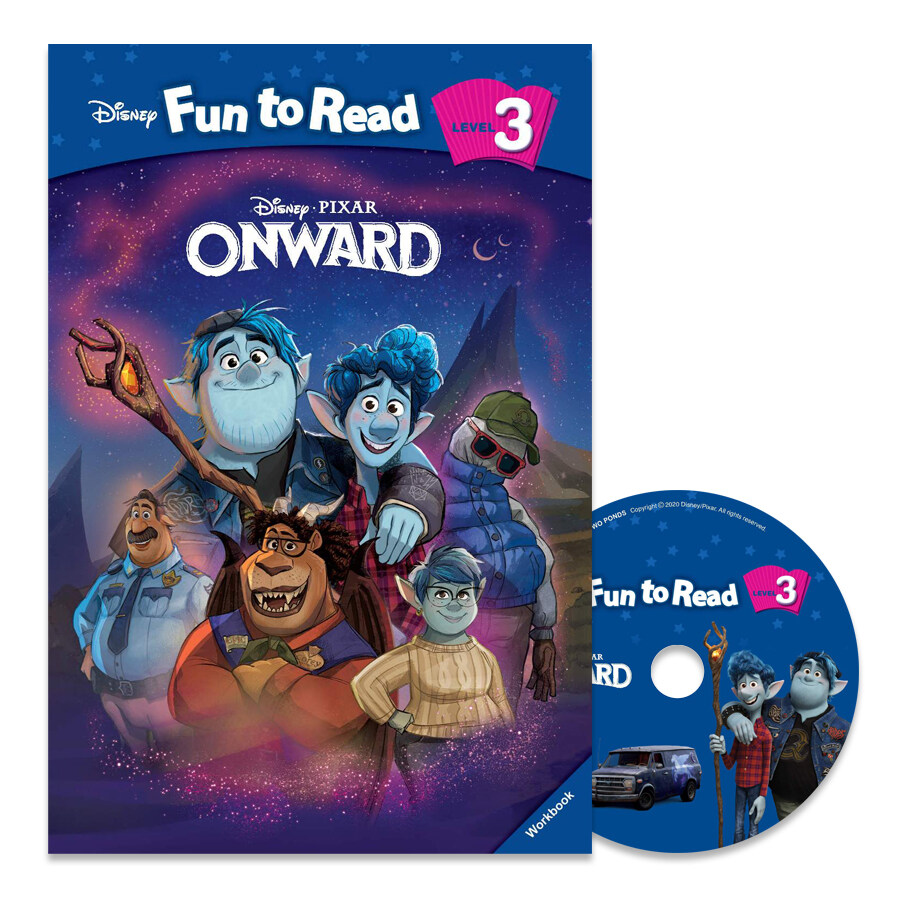 Disney Fun to Read 3-28 : Onward (온워드) (Paperback + Workbook + Audio CD)