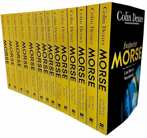 Inspector morse mysteries series colin dexter 14 books collection set pack (Paperback)