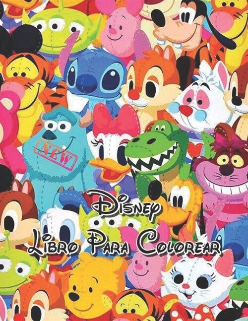 Disney Libro Para Colorear: Libro para colorear de Disney para ni?s y adultos, incluye +50 im?enes lindas y simples de alta calidad de Disney, U (Paperback)