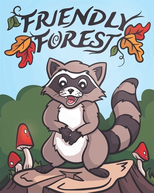 Friendly Forest: An Adorable Animal Coloring Book (Paperback)
