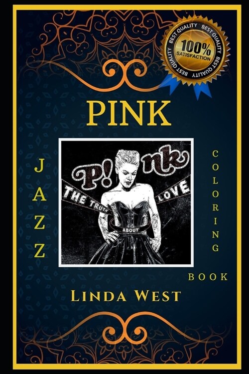 Pink Jazz Coloring Book: Lets Party and Relieve Stress, the Original Anti-Anxiety Adult Coloring Book (Paperback)