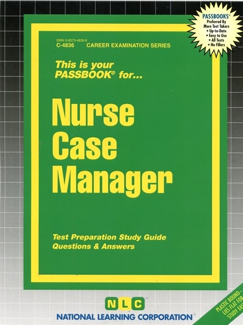 Nurse Case Manager: Passbooks Study Guide (Spiral)