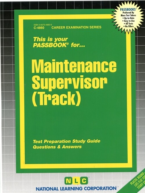 Maintenance Supervisor (Track): Passbooks Study Guide (Spiral)