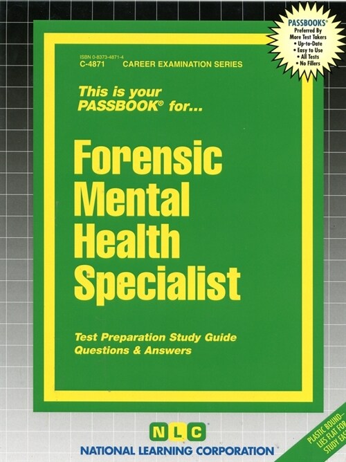 Forensic Mental Health Specialist: Passbooks Study Guide (Spiral)