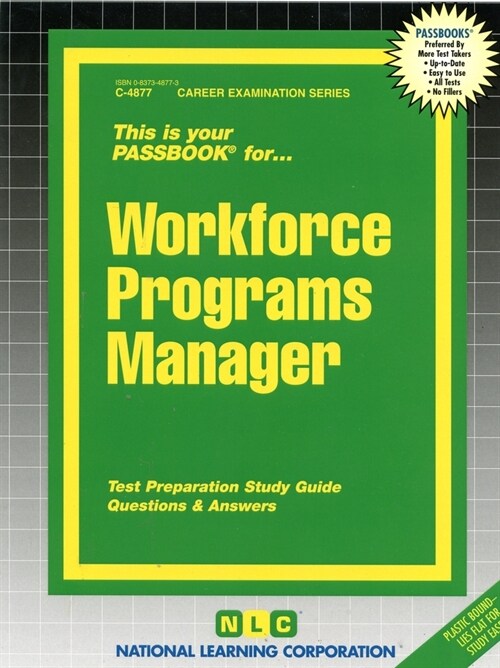 Workforce Programs Manager: Passbooks Study Guide (Spiral)