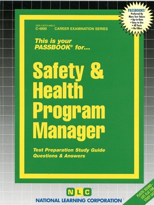 Safety & Health Program Manager: Passbooks Study Guide (Spiral)
