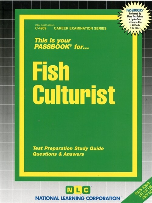 Fish Culturist: Passbooks Study Guide (Spiral)