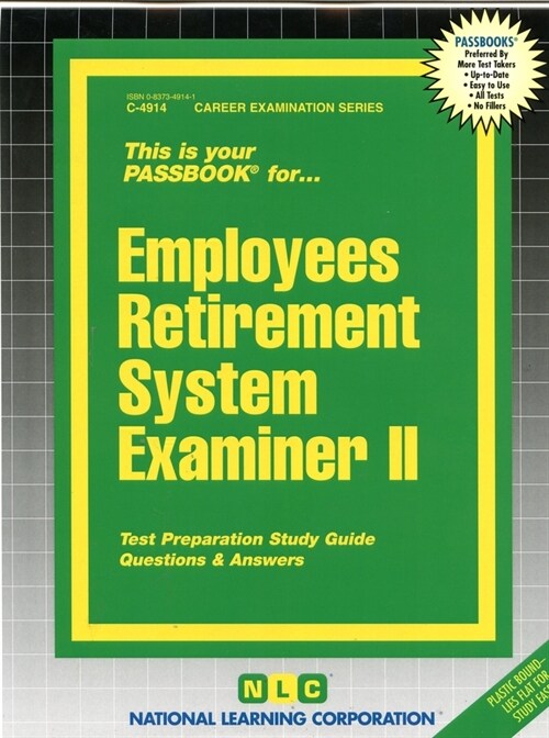 Employees Retirement System Examiner II: Passbooks Study Guide (Spiral)