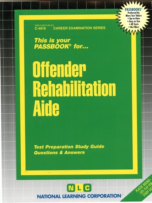 Offender Rehabilitation Aide: Passbooks Study Guide (Spiral)