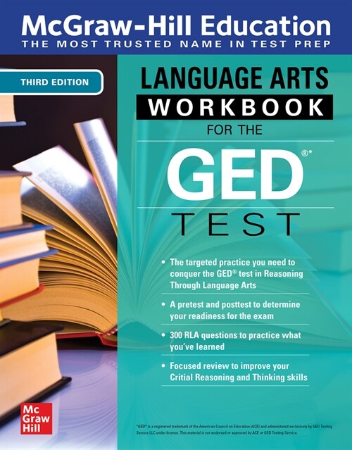 McGraw-Hill Education Language Arts Workbook for the GED Test, Third Edition (Paperback, 3)