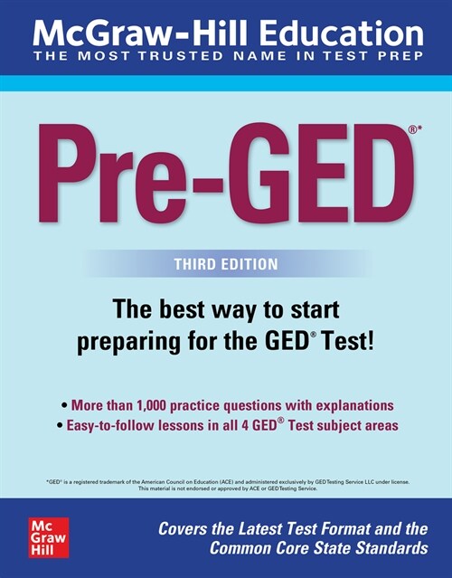 McGraw-Hill Education Pre-Ged, Third Edition (Paperback, 3)