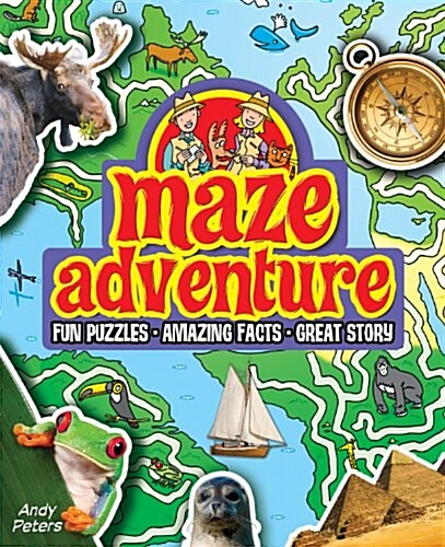 Maze Adventure : Fun Puzzles, Amazing Facts, Great Story (Paperback)