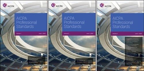 AICPA Professional Standards, 2020, Volumes 1 - 3 (Paperback, 1st)