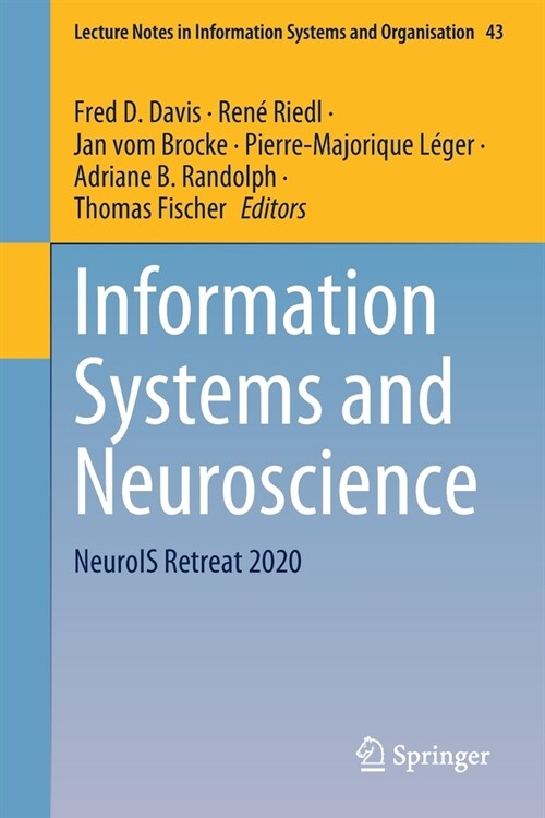 Information Systems and Neuroscience: Neurois Retreat 2020 (Paperback, 2020)