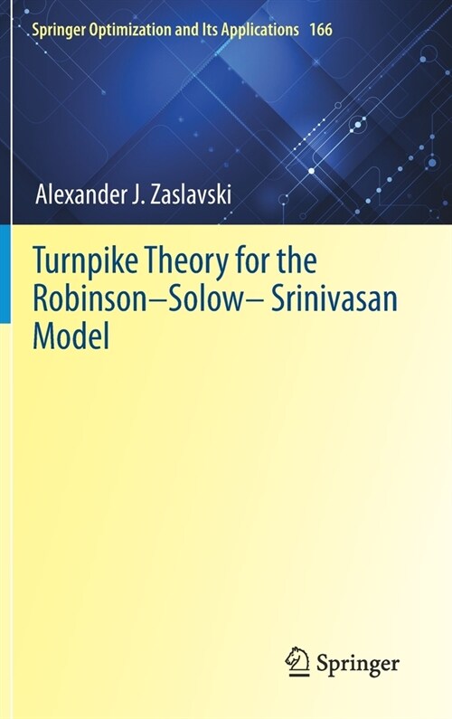 Turnpike Theory for the Robinson-Solow-Srinivasan Model (Hardcover, 2020)