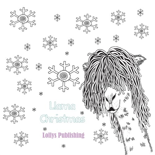 Llama Christmas Colouring Book: Mindfulness Llama Colouring Book (Paperback)