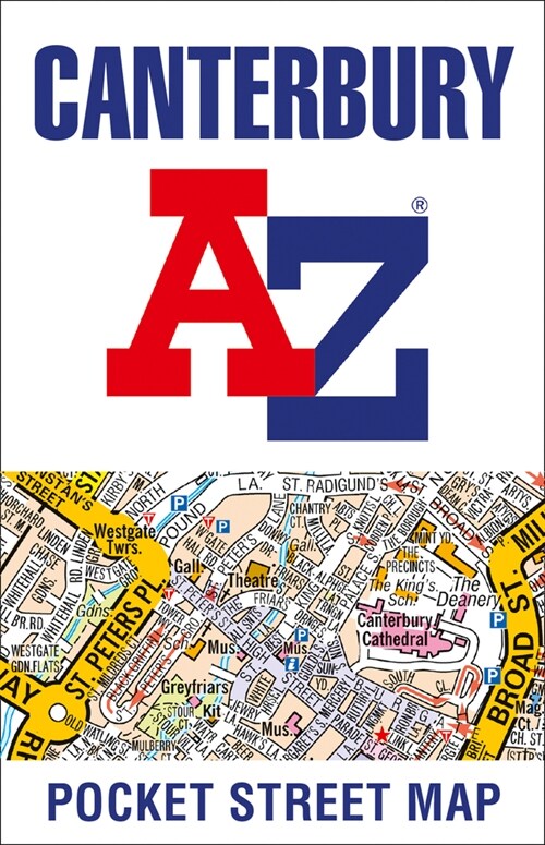 Canterbury A-Z Pocket Street Map (Sheet Map, folded)