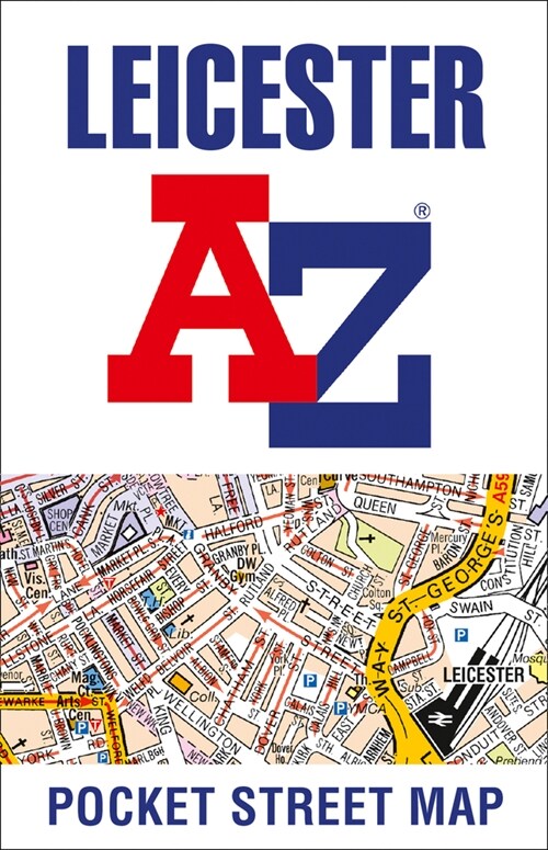 Leicester A-Z Pocket Street Map (Sheet Map, folded)