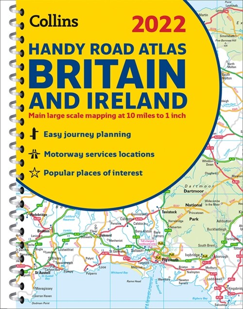 2022 Collins Handy Road Atlas Britain : A5 Spiral (Spiral Bound, New ed)