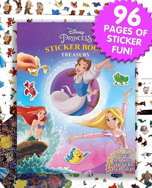 Disney Princess #2 Sticker Book Treasury (Paperback)