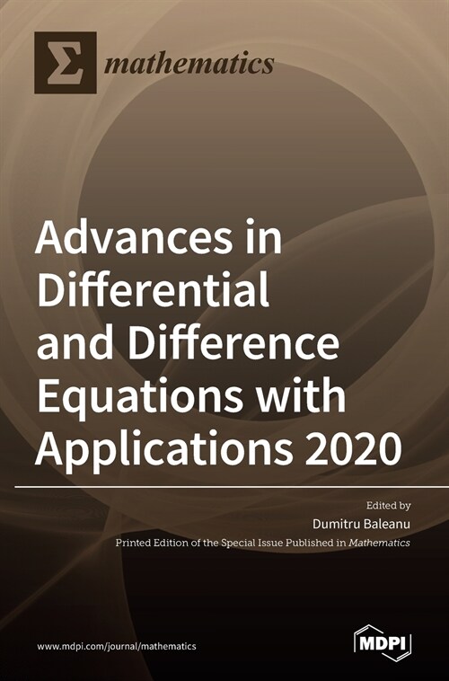 Advances in Differential and Difference Equations with Applications 2020 (Hardcover)