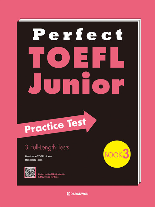 Perfect TOEFL Junior Practice Test Book 3 (본책 + MP3 무료 다운로드 + Translation Book)