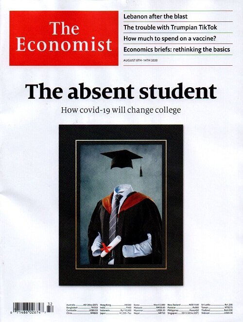 The Economist (주간 영국판): 2020년 08월 08일