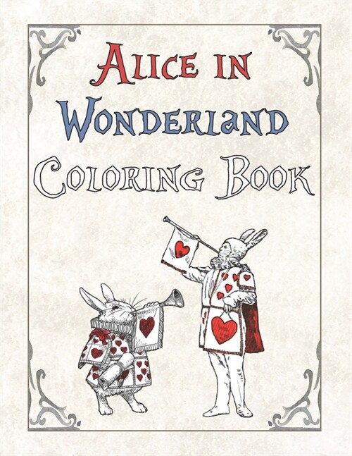 Alice in Wonderland Coloring Book (Paperback)