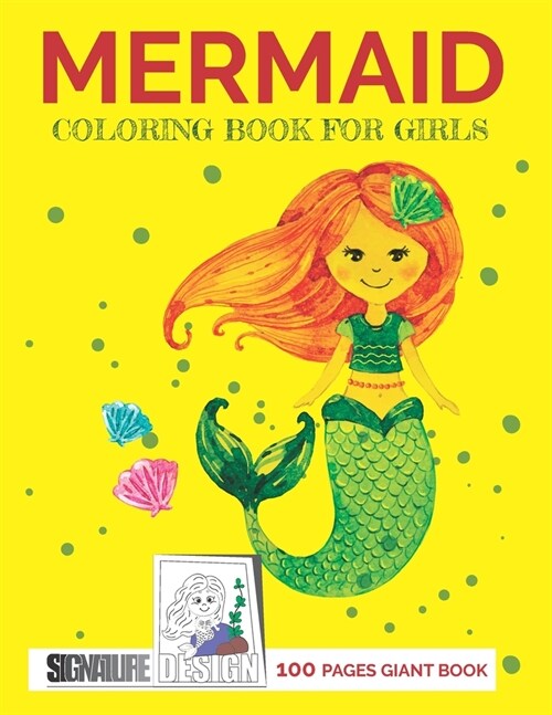 Mermaid Coloring Book: For Girls Great Gift Who loves Coloring & Changing World (Paperback)