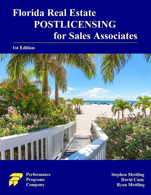 Florida Real Estate Postlicensing for Sales Associates: 1st Edition (Paperback)