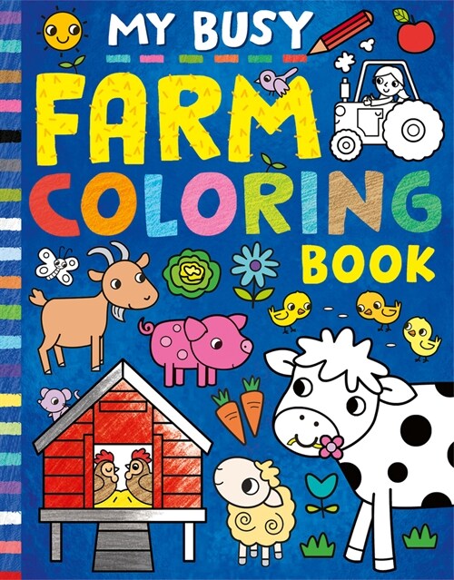 My Busy Farm Coloring Book (Paperback)