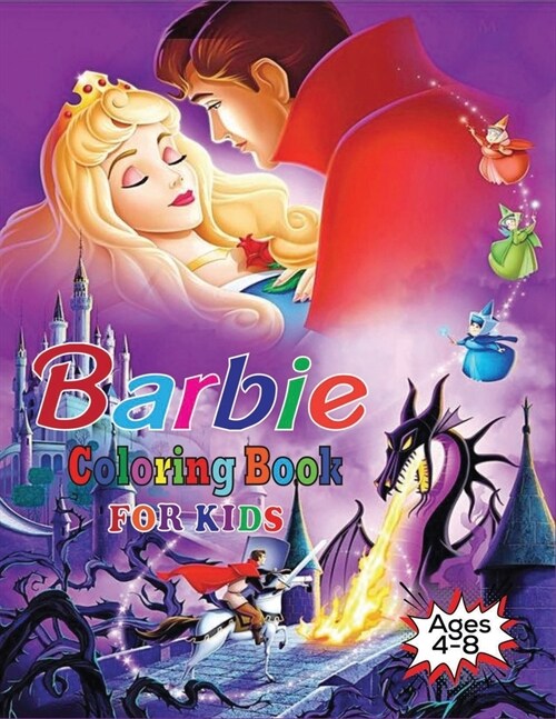 Barbie Coloring Book for Kids Ages 4-8: Barbie Princes Coloring Book With Perfect Images For Kids (Super Quality Coloring Pages For Children) (Paperback)