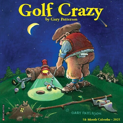 Golf Crazy by Gary Patterson 2021 Wall Calendar (Wall)
