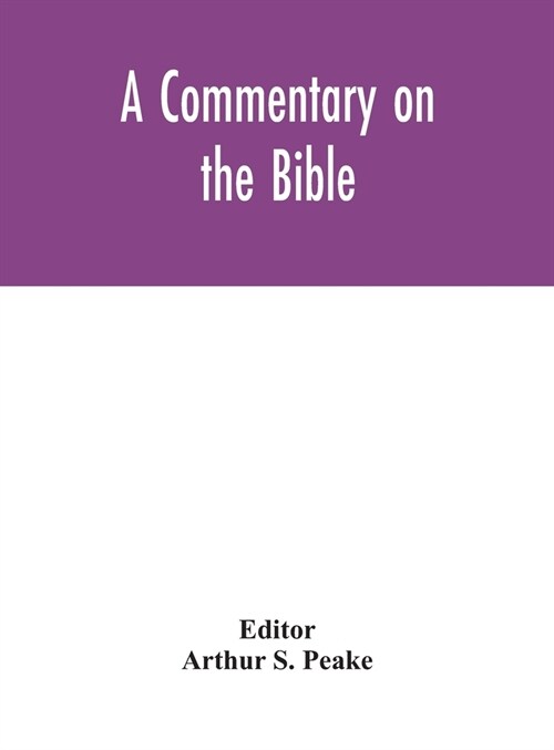 A commentary on the Bible (Hardcover)