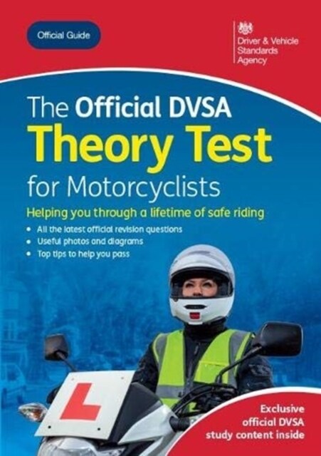 The official DVSA theory test for motorcyclists : DVSA Official Theory Test/Motorcycl (Paperback, April 2020 ed)