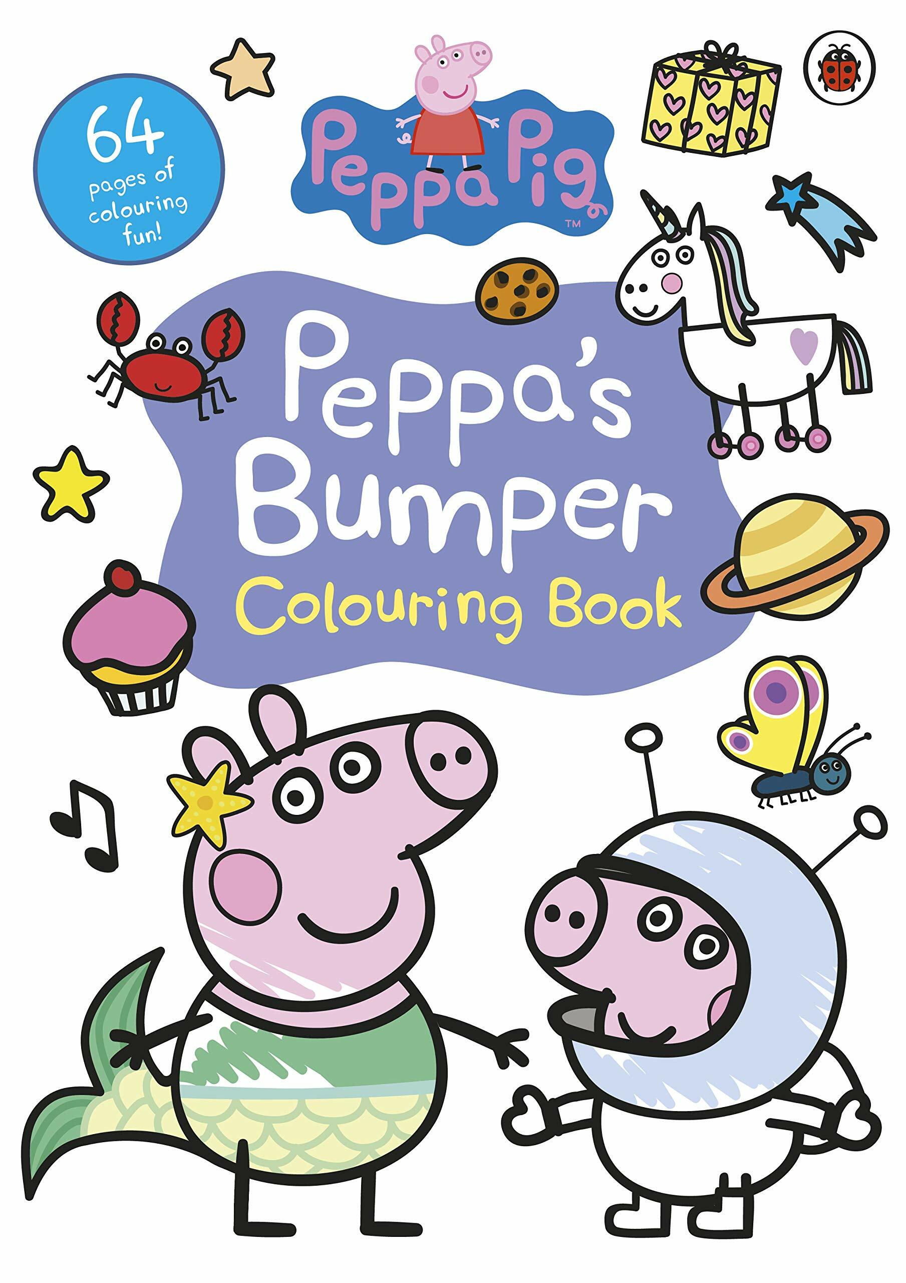 Peppa Pig: Peppas Bumper Colouring Book : Official Colouring Book (Paperback)