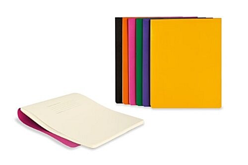 Moleskine Volant Reporter Refill Notebook for Ipad, Plain, (Set of 2), Black (7 X 9) (Other)