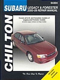 Chilton Total Car Care Subaru Legacy 2000-2009 & Forester 2000-2008 Repair Manual (Paperback)