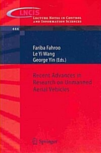 Recent Advances in Research on Unmanned Aerial Vehicles (Paperback, 2013)