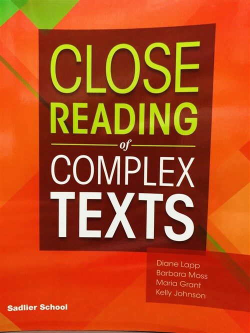 [중고] Close Reading of Complex Texts SB G-4 (Paperback)